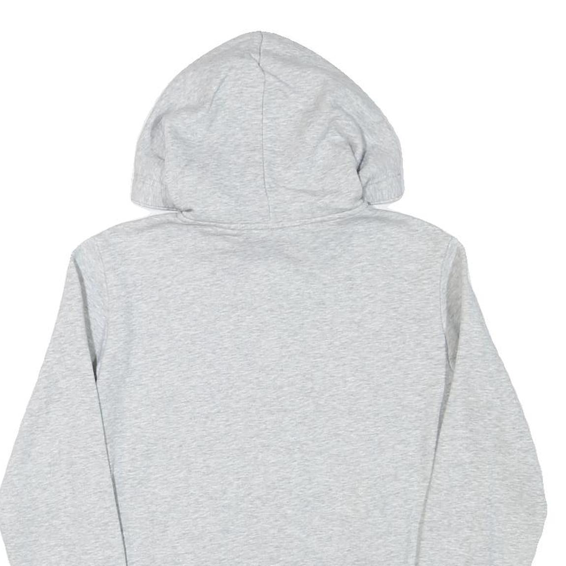 PUMA Womens Grey Cotton Blend Full Zip Hoodie S Branded Casual Zip Up