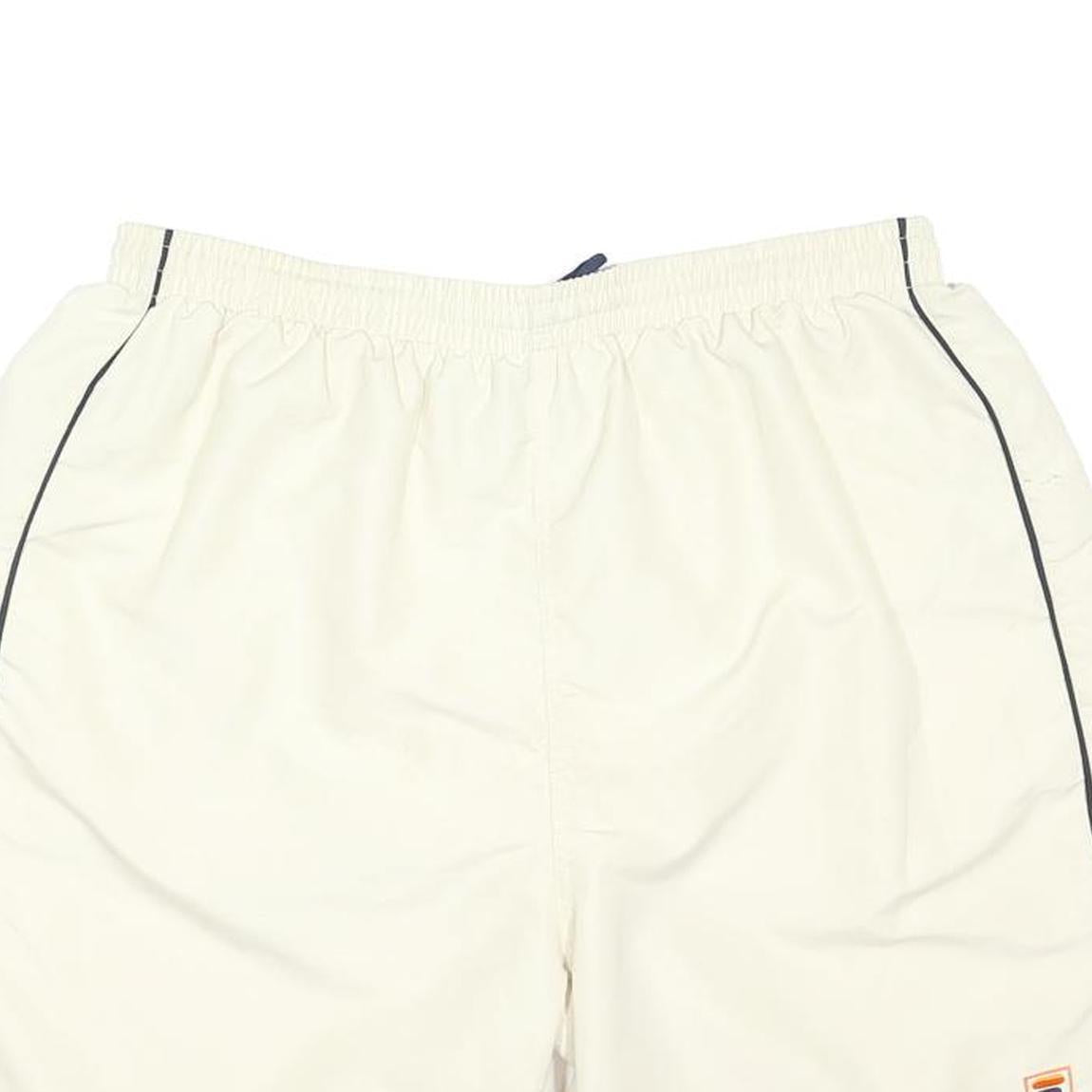 FILA Mens Swimming Shorts White Casual XL W34 Polyester Blend Sporty Design