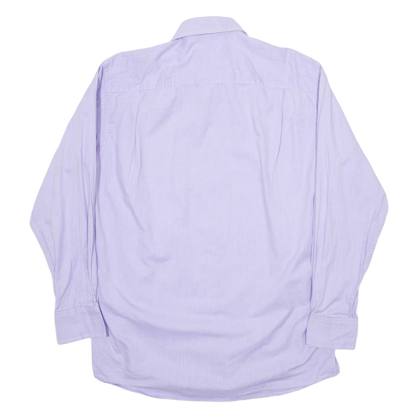 NAUTICA Mens Plain Shirt Purple Long Sleeve L