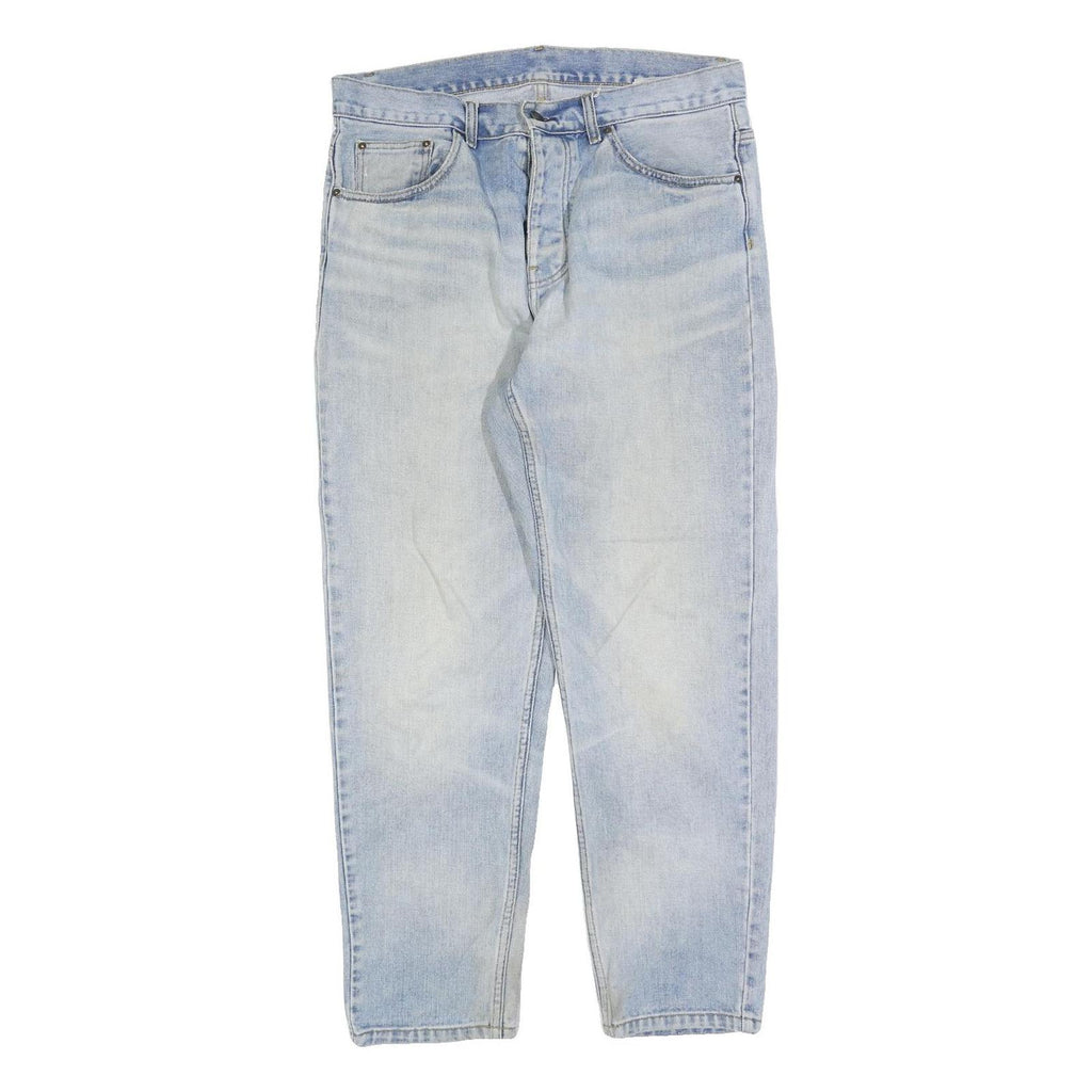 CARHARTT Mens Jeans Blue Regular Straight Denim Light W32 L30 Workwear Durable