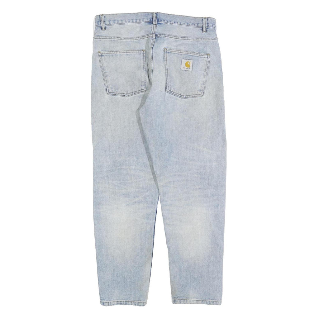 CARHARTT Mens Jeans Blue Regular Straight Denim Light W32 L30 Workwear Durable