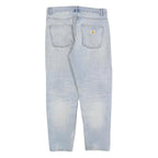 CARHARTT Mens Jeans Blue Regular Straight Denim Light W32 L30 Workwear Durable