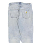 CARHARTT Mens Jeans Blue Regular Straight Denim Light W32 L30 Workwear Durable