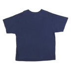 MAJESTIC Mens Navy Blue Mariners Graphic T-Shirt 2XL Short Sleeve Crew Neck