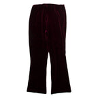 ASSA Womens Trousers Maroon Slim Bootcut W24 L25