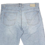 LERROS Mens Blue Denim Casual Shorts L W40 Relaxed Fit Cotton