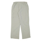 SALEWA Womens Relaxed Beige Polyester Blend Trousers W30 L29 Cargo Casual