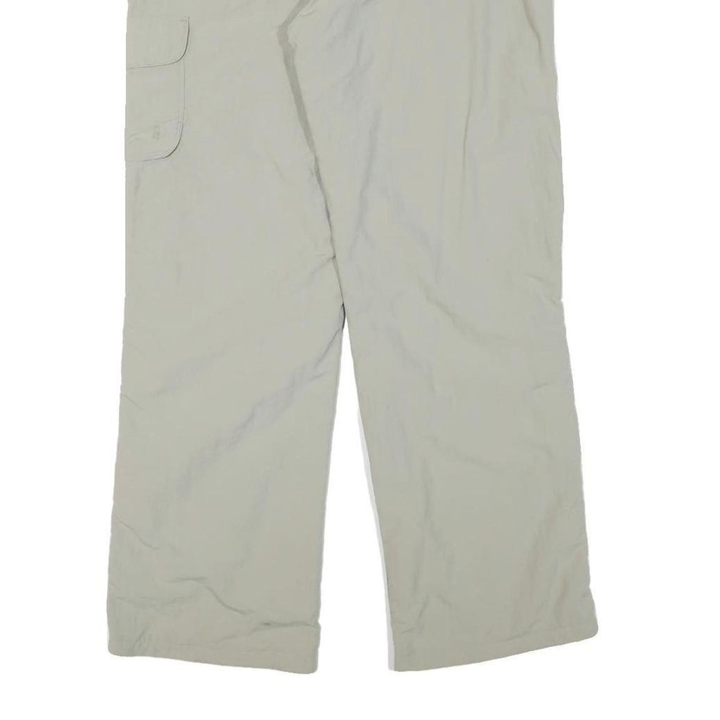 SALEWA Womens Relaxed Beige Polyester Blend Trousers W30 L29 Cargo Casual