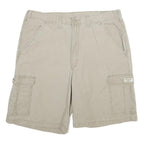 WRANGLER Mens Shorts Beige Cargo Pocket L W36 Comfortable Cotton Blend