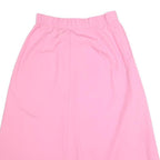 KORET Womens Pink Button Front Midi Cotton Blend Skirt Size S Elegant Summer