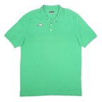 KAPPA Mens Green Polo Shirt Short Sleeve Plain 2XL Cotton Blend Casual