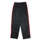 STARTER Womens Joggers Black & Red Slim Tapered S W24 L27 Sportswear Track Pants