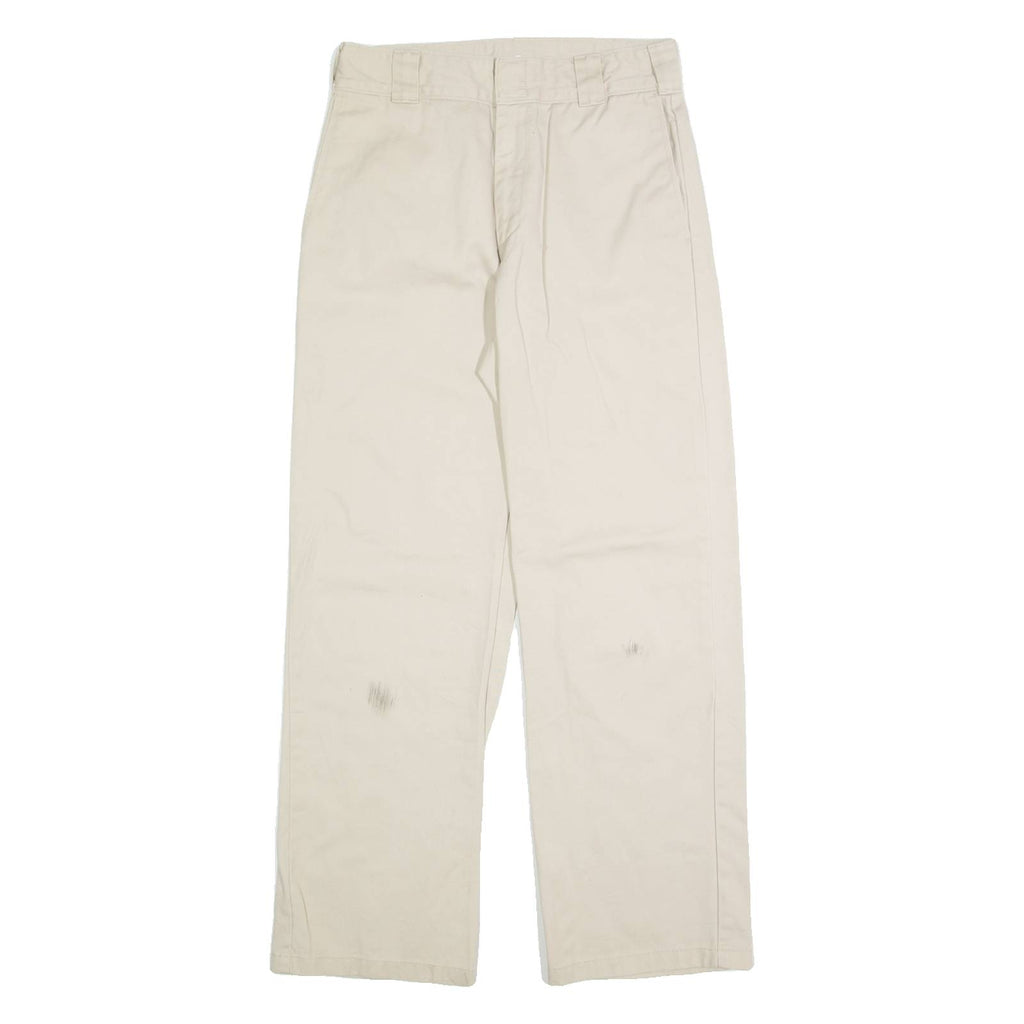 DICKIES Mens Trousers Beige Regular Straight W20 L28