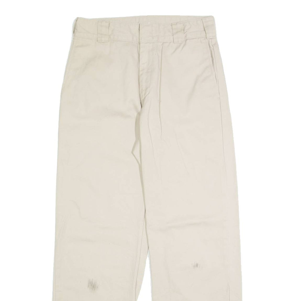 DICKIES Mens Trousers Beige Regular Straight W20 L28