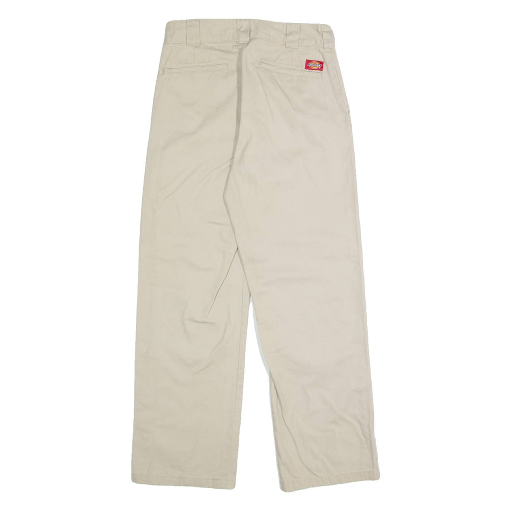 DICKIES Mens Trousers Beige Regular Straight W20 L28