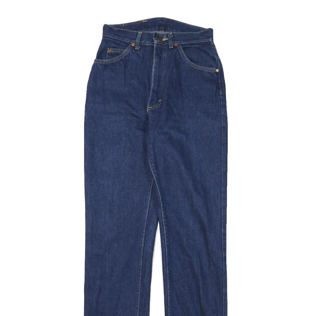 LEE Womens Regular Fit Blue Denim Jeans Cotton Blend Zip W24 L33 Classic Style