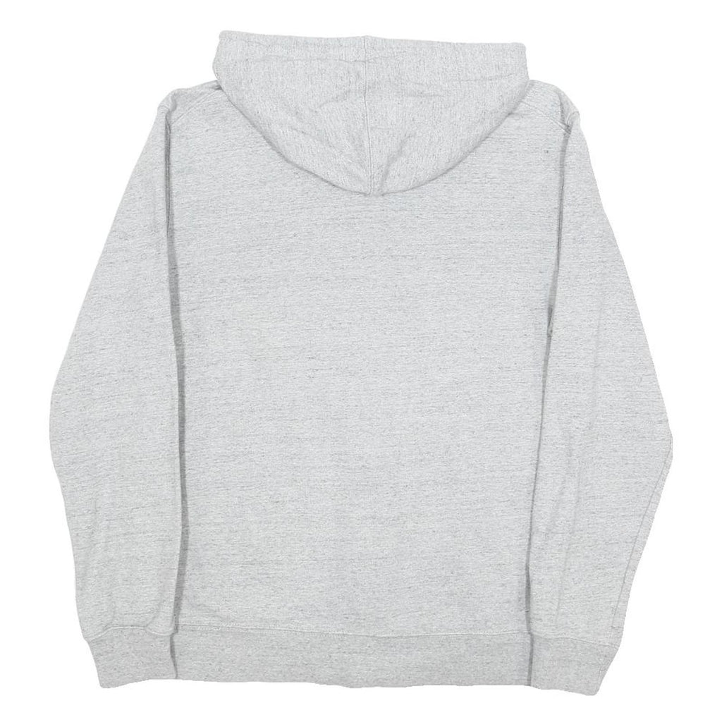 ADIDAS Mens Grey Zip Hoodie M Cotton Blend Casual Sportswear
