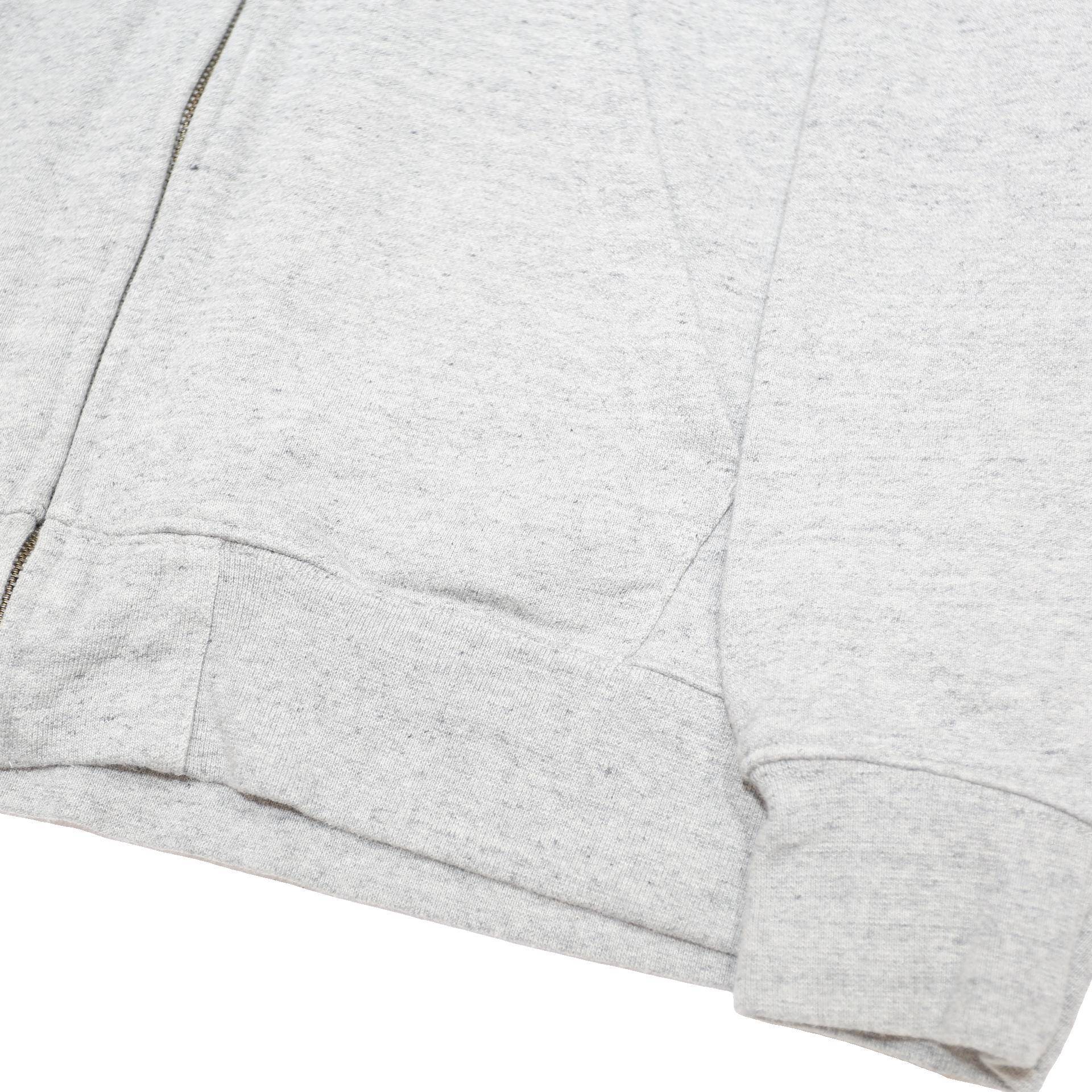 ADIDAS Mens Grey Zip Hoodie M Cotton Blend Casual Sportswear