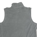 NFL Mens Grey Sleeveless Zip Jacket XL Polyester Plain Green Bay Packers Logo