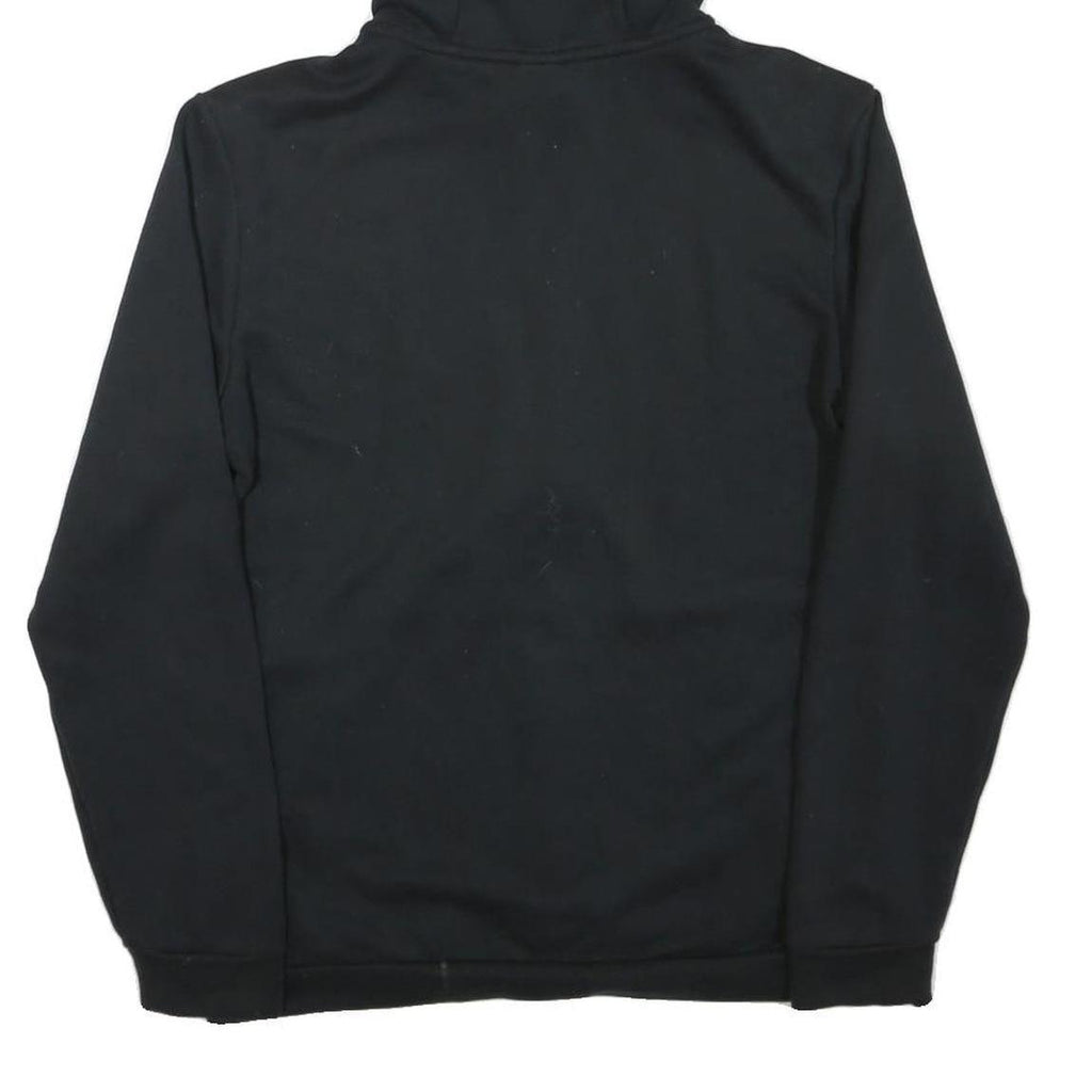 NIKE Mens Black Hoodie S Cotton Blend Full Zip Sportswear Casual