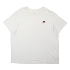 NIKE Mens White Casual T-Shirt XL Short Sleeve Crew Neck Branded Cotton Blend