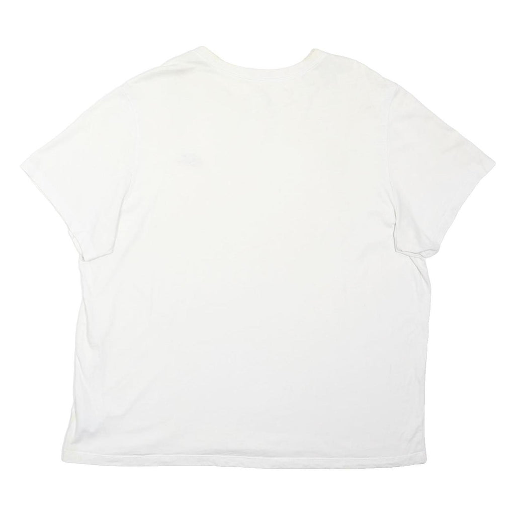 NIKE Mens White Casual T-Shirt XL Short Sleeve Crew Neck Branded Cotton Blend
