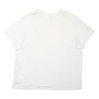 NIKE Mens White Casual T-Shirt XL Short Sleeve Crew Neck Branded Cotton Blend