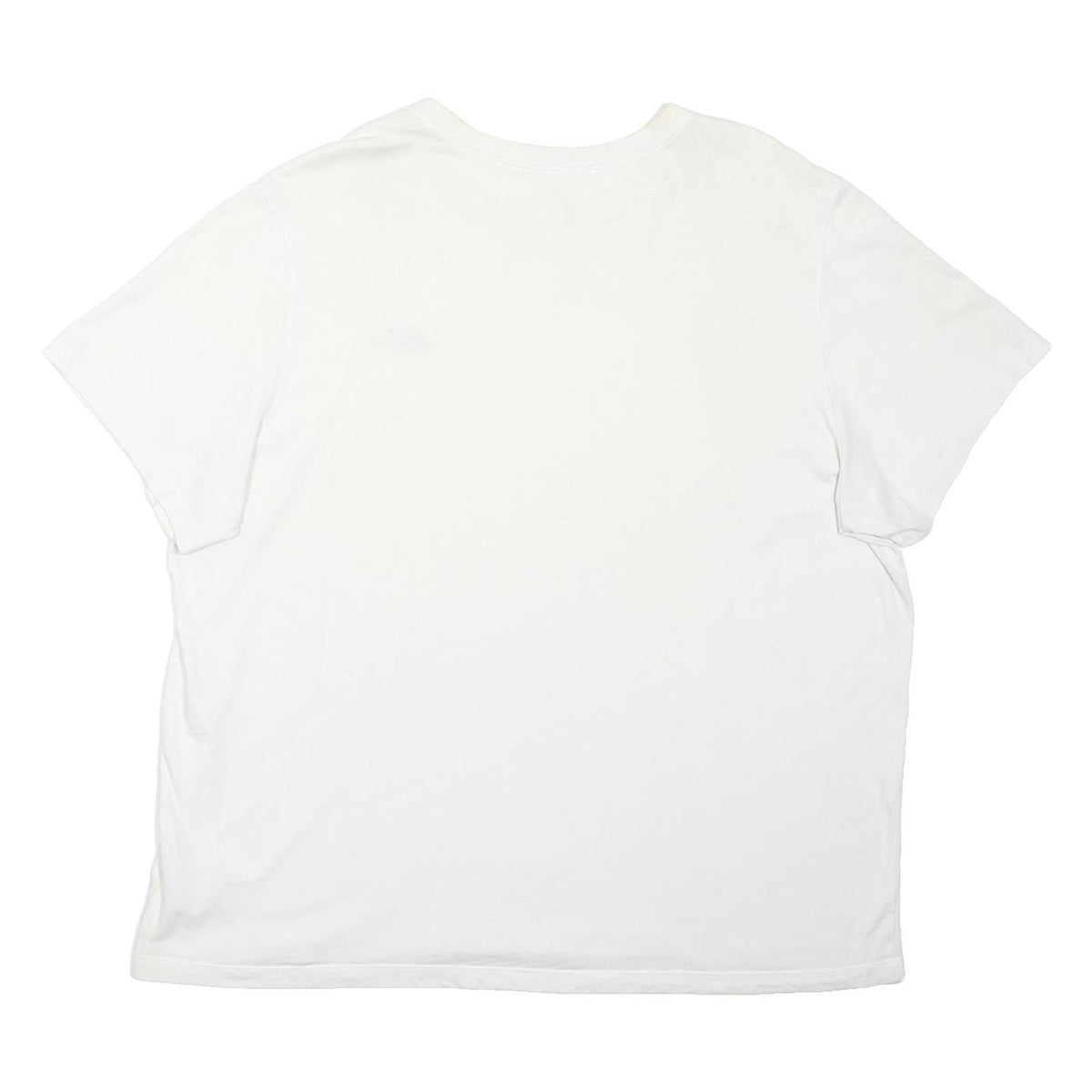 NIKE Mens White Casual T-Shirt XL Short Sleeve Crew Neck Branded Cotton Blend