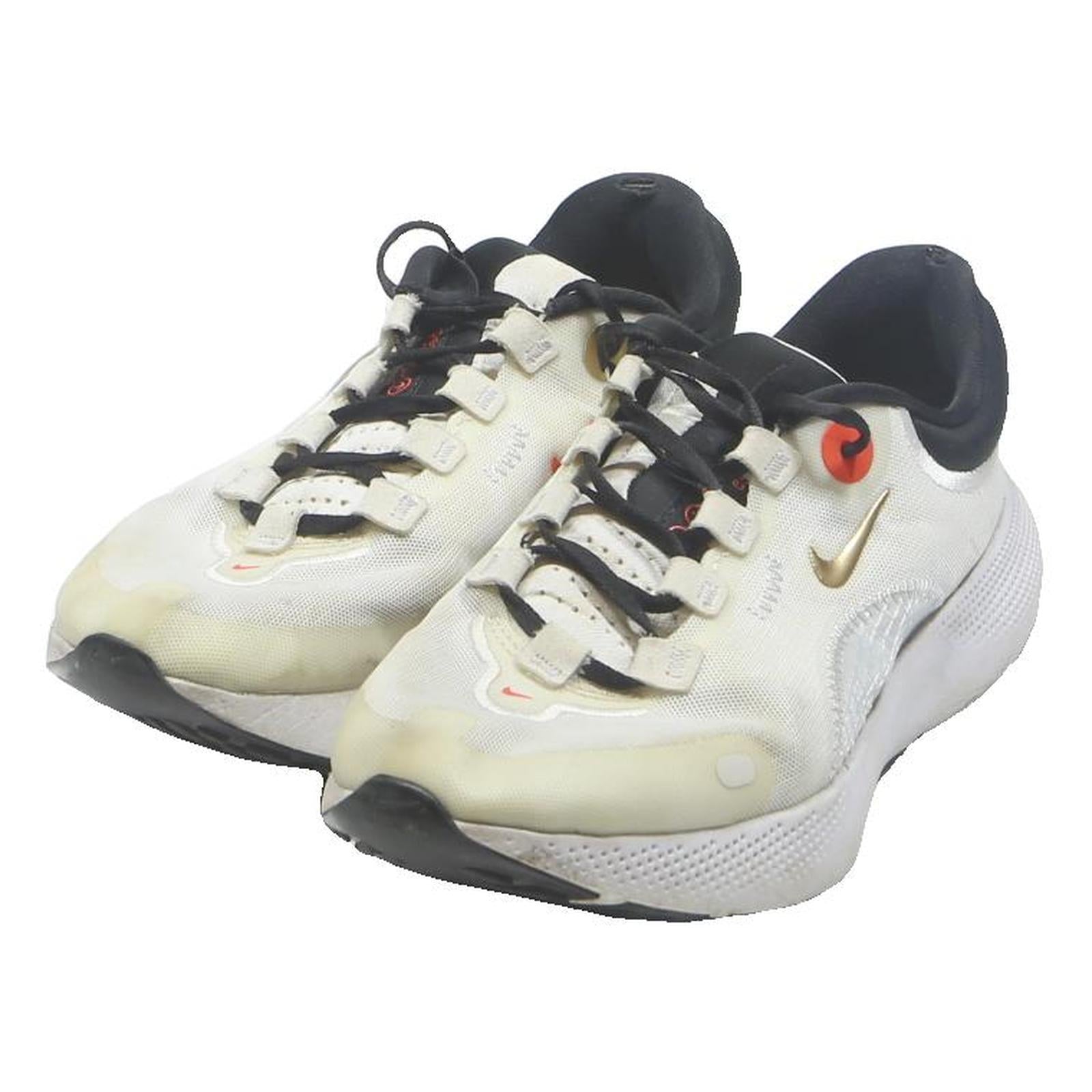 NIKE ZoomX Vista Grind Womens Trainers Synthetic UK 5 White Black & Gold