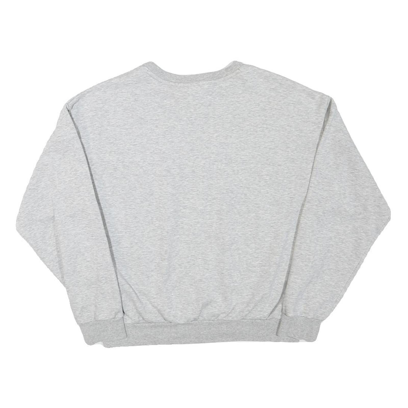 PUMA Mens Grey Cotton Blend Crew Neck Sweatshirt M Casual Sportswear