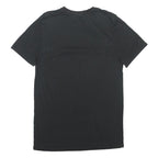 LACOSTE Mens Black Sailing Club Graphic T-Shirt M Short Sleeve Crew Neck Casual