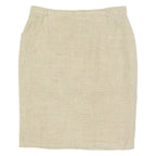 BURTON Womens Straight Skirt Beige Knee Length Wool M