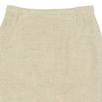 BURTON Womens Straight Skirt Beige Knee Length Wool M