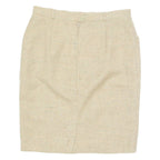 BURTON Womens Straight Skirt Beige Knee Length Wool M