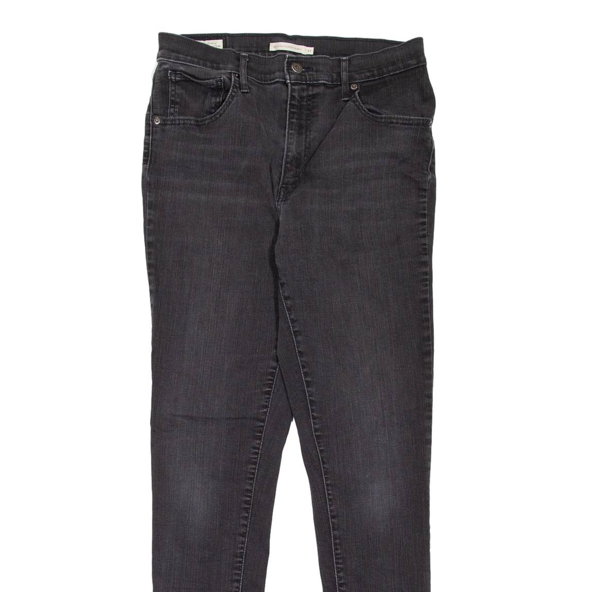 LEVI'S Mile High BIG E Womens Jeans Grey Slim Skinny W31 L32