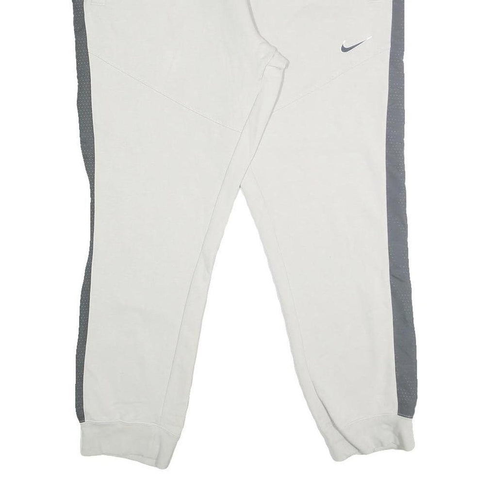 NIKE Mens Joggers White & Grey Slim Tapered 2XL W40 L29 Sportswear