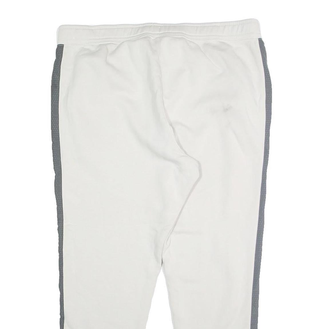 NIKE Mens Joggers White & Grey Slim Tapered 2XL W40 L29 Sportswear