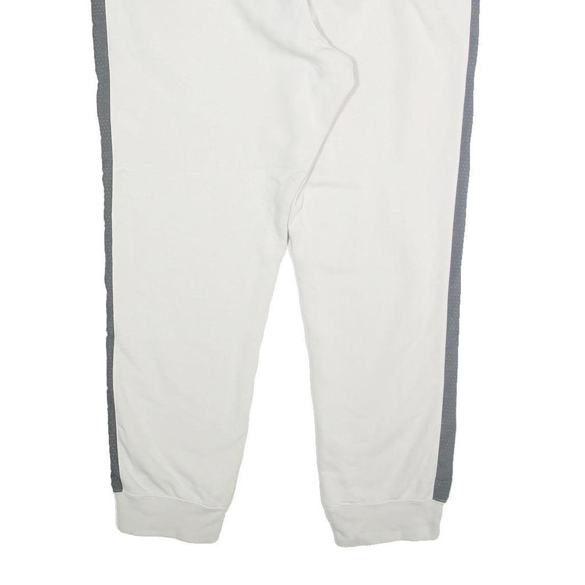 NIKE Mens Joggers White & Grey Slim Tapered 2XL W40 L29 Sportswear