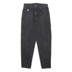 KARL KANI Womens Relaxed Black Denim Medium W31 L30 Logo Pocket Jeans