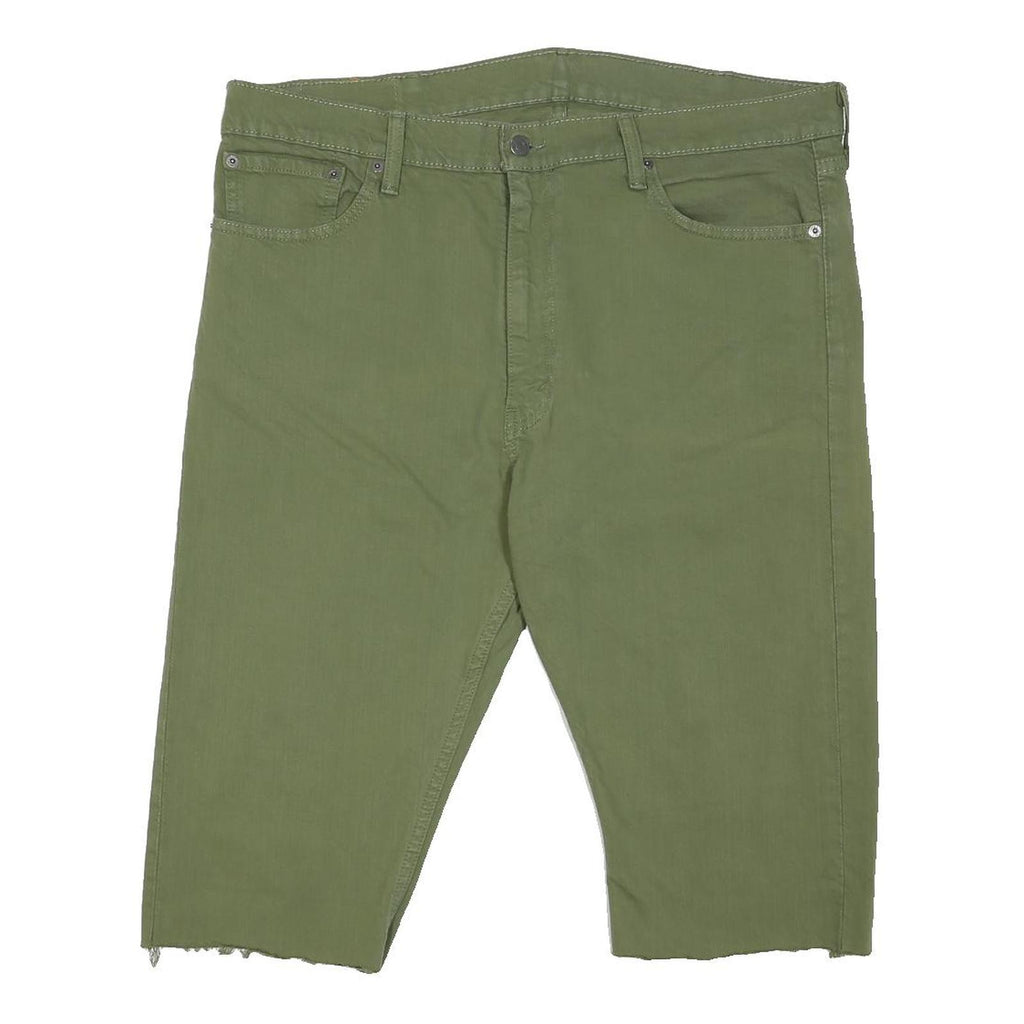LEVI'S Mens Shorts Green Casual L W39 Cotton Blend Relaxed Fit