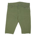 LEVI'S Mens Shorts Green Casual L W39 Cotton Blend Relaxed Fit
