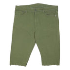 LEVI'S Mens Shorts Green Casual L W39 Cotton Blend Relaxed Fit