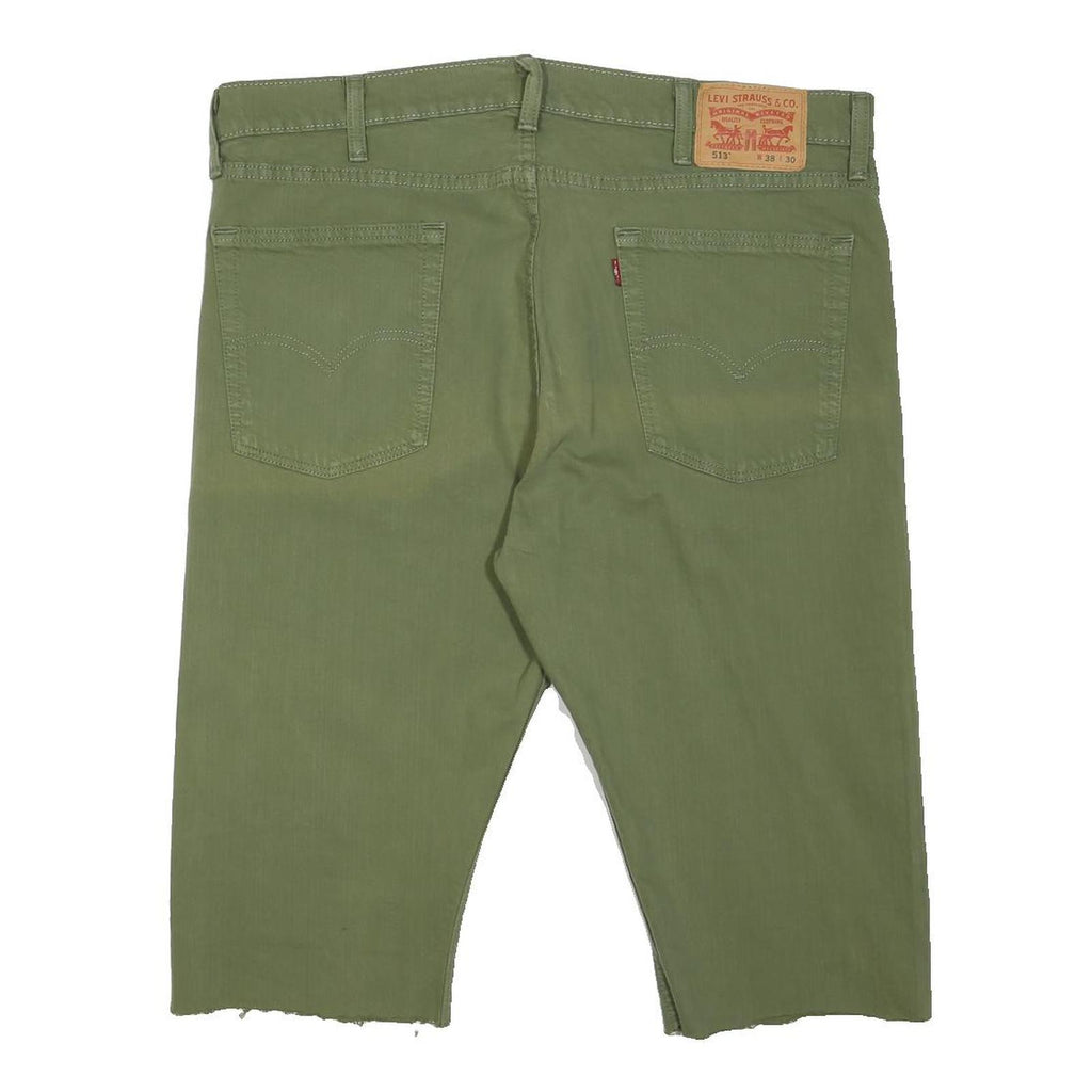 LEVI'S Mens Shorts Green Casual L W39 Cotton Blend Relaxed Fit