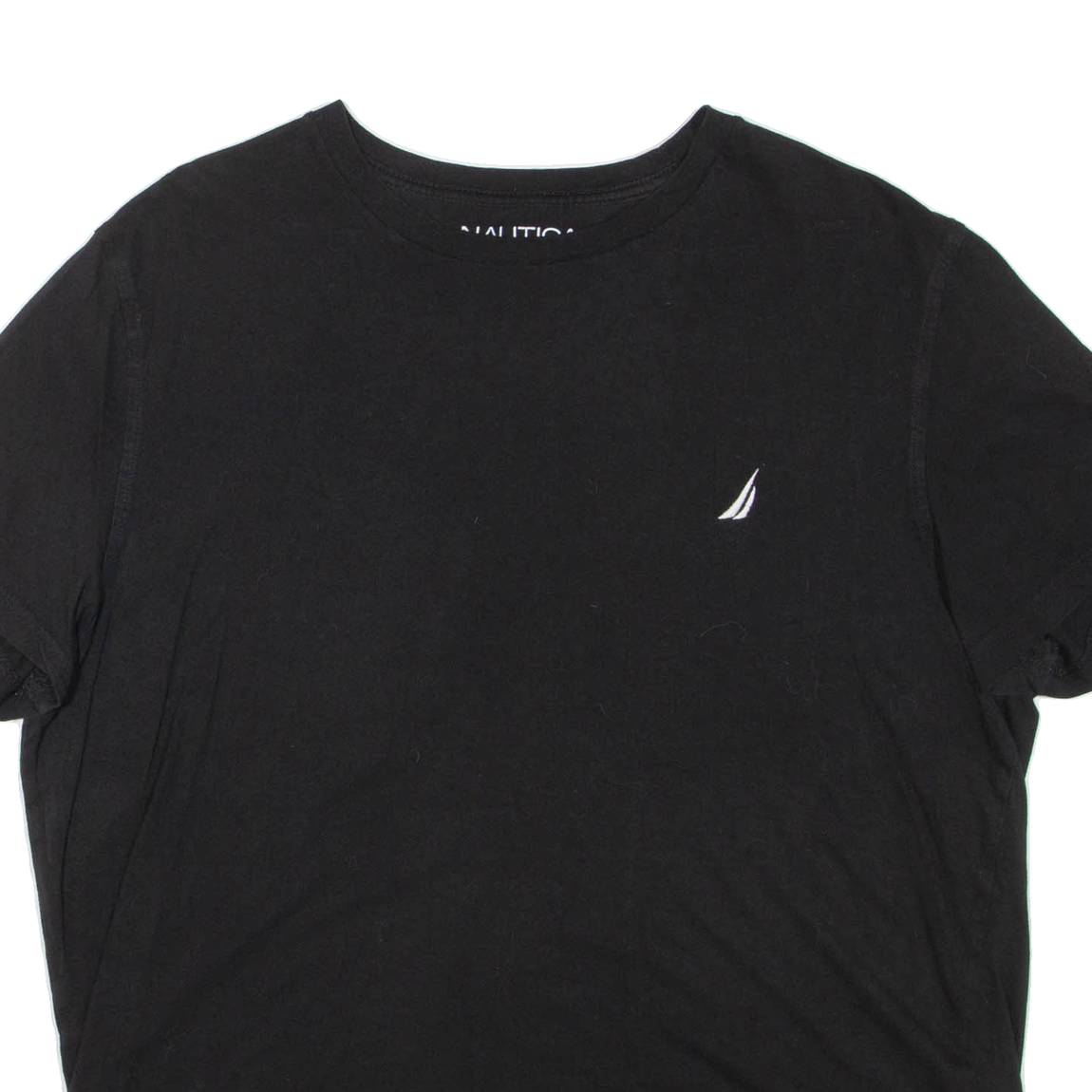 NAUTICA Womens T-Shirt Black L