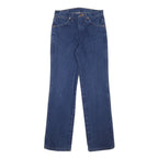 WRANGLER Mens Regular Fit Straight Blue Denim Jeans W29 L32 Classic Zip Closure