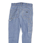 DICKIES Womens Jeans Blue Slim Straight Denim Medium W30 L29 Workwear Casual