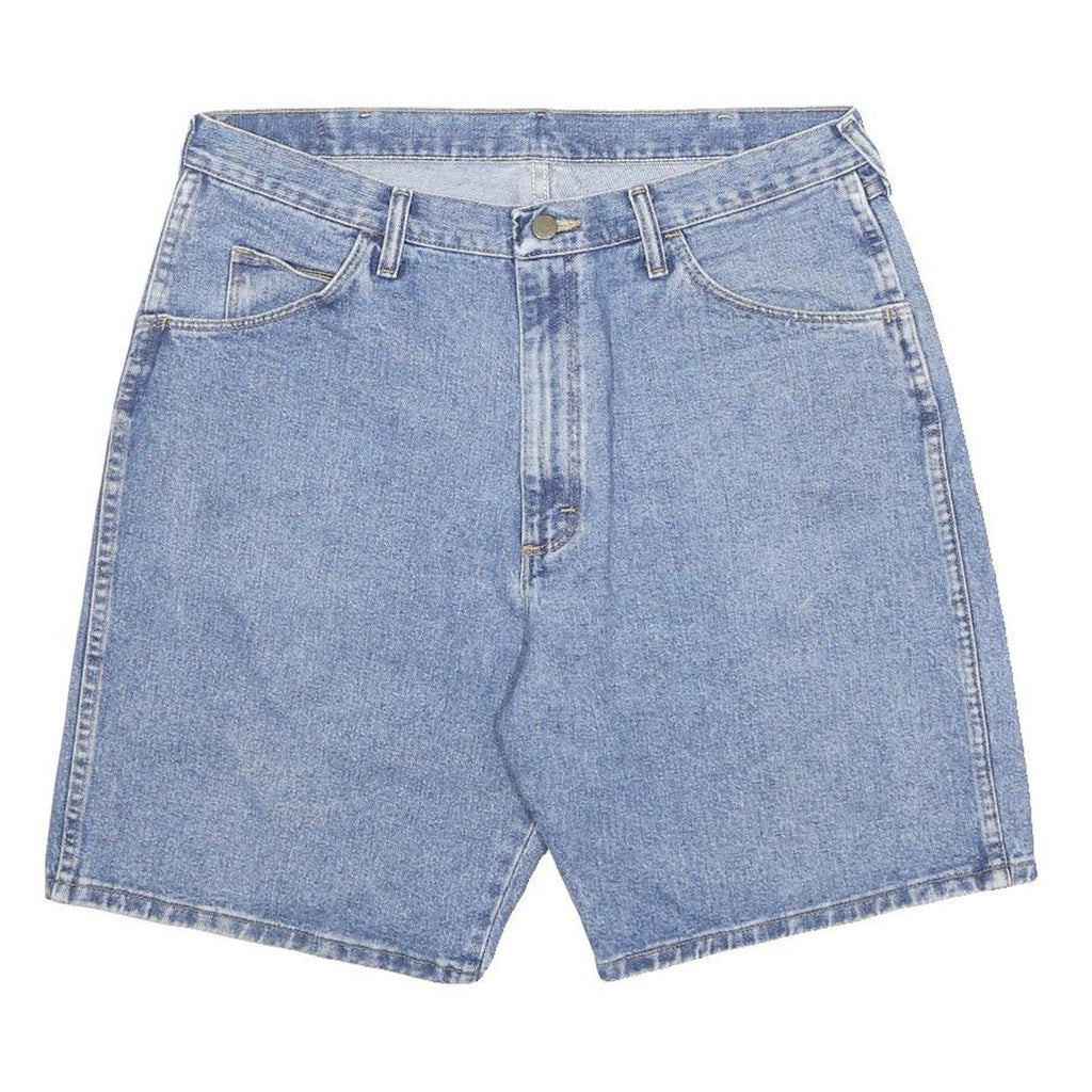WRANGLER Mens Denim Blue Casual Shorts L W36 Cotton Comfortable Fit