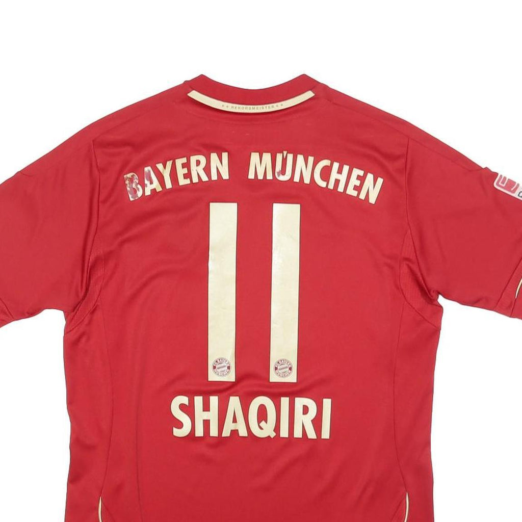 ADIDAS Boys Red Bayern Munchen Shaqiri Football Shirt XL Short Sleeve V-Neck