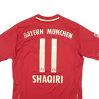 ADIDAS Boys Red Bayern Munchen Shaqiri Football Shirt XL Short Sleeve V-Neck