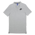 NIKE Mens Grey Short Sleeve Plain Polo Shirt XS Cotton Casual Sportswear